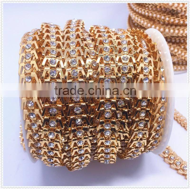 2016 Fashion Lady Sexy Waist Rhinestone Waist Chian For Metal Belt