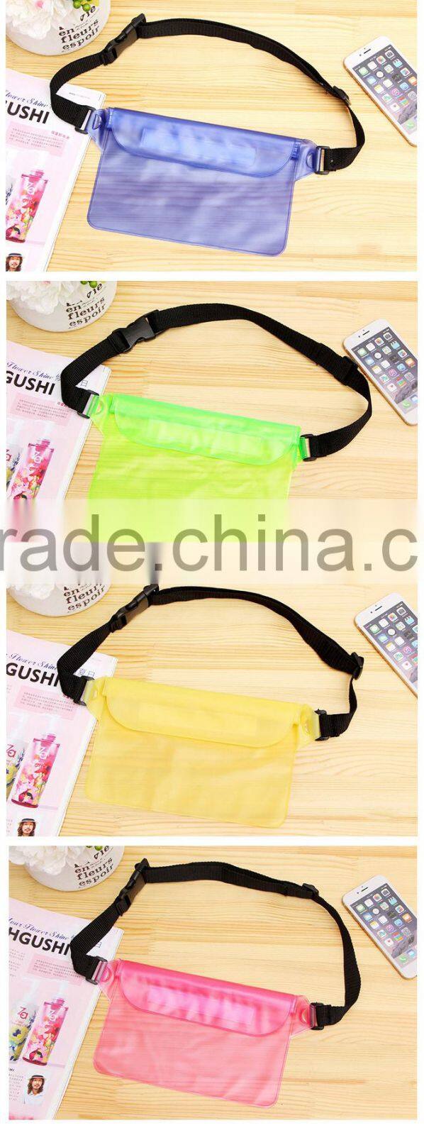 Outdoor swimming drifting PVC waterproof waist pouch