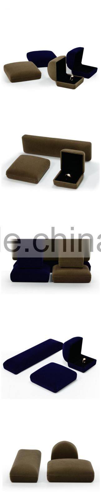 Custom Unique Design Velvet Jewelry Gift Box Ring Box