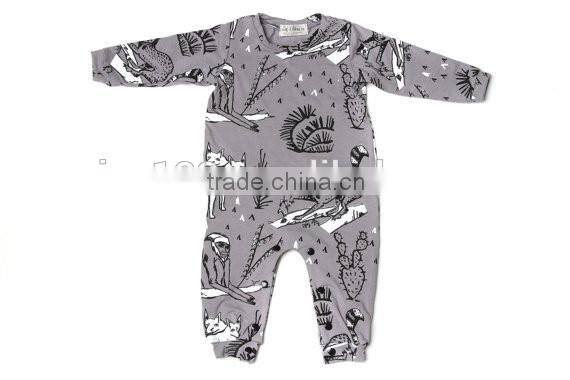 Free shipping organic baby onesie with 100 cotton high quality
