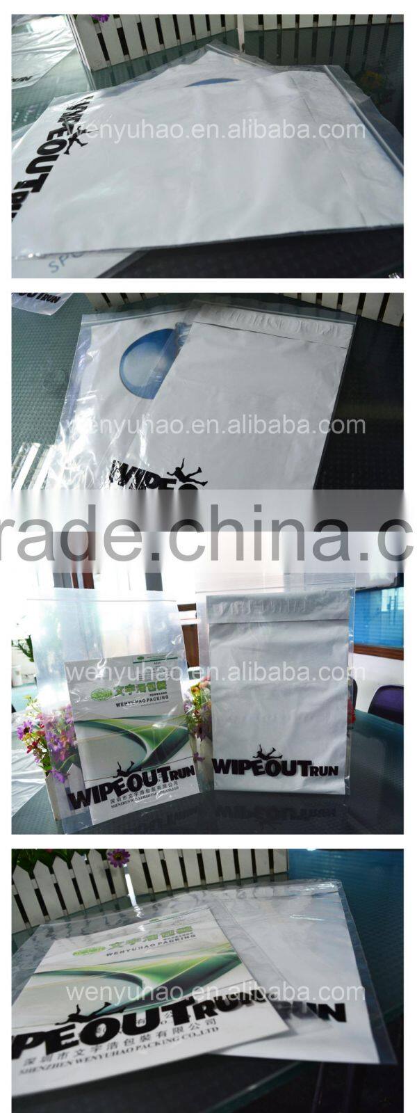 clear file bag with zipper /plastic zipper packing bags / factory wholesale zip lock bags