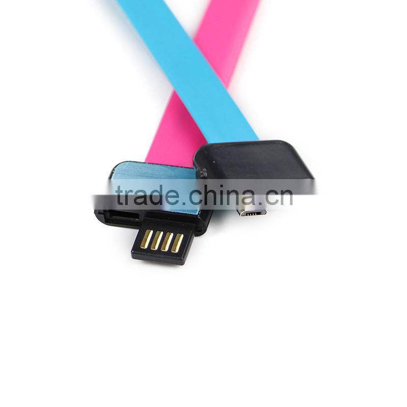 Mini bracelet micro usb cable for samsung and for MIUI