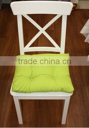 backrest cushion for chair/garden chair cushion/Factory wholesale 100% cotton square indoor dining chair cushion chair pad