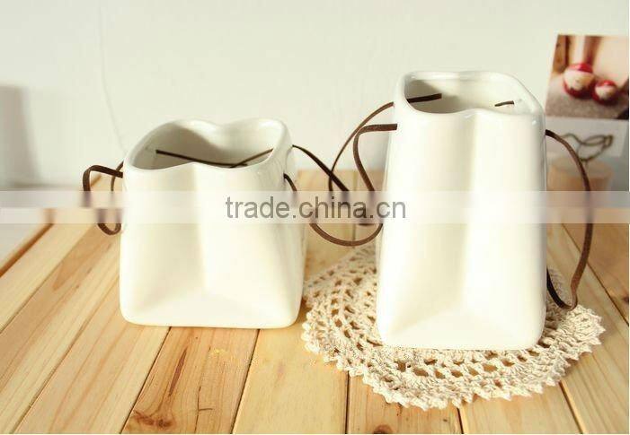 Mini ceramic vase,Ceramic bag