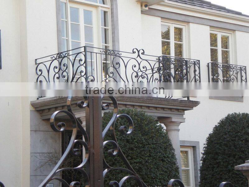 Top-selling classical wrought iron balcony grill designs