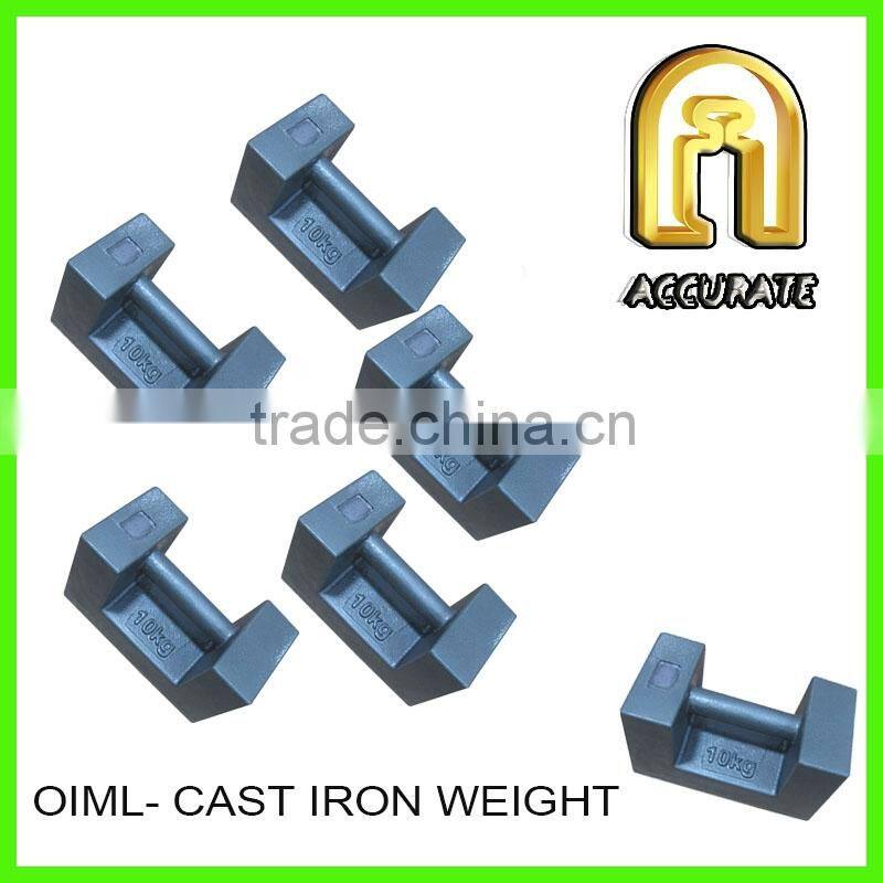 OIML M1 class test weight 1000kg 500kg 20kg cast iron weights, counter weight for crane