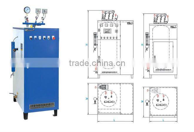 Electric steam boiler humidifier