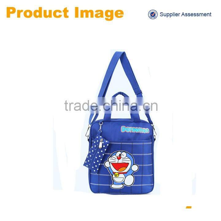 new 2016 China wholesale stylish cartoon shoulder kids doraemon school bag