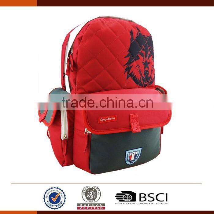 Stylish 600D School Backpack With Laptop Compartment