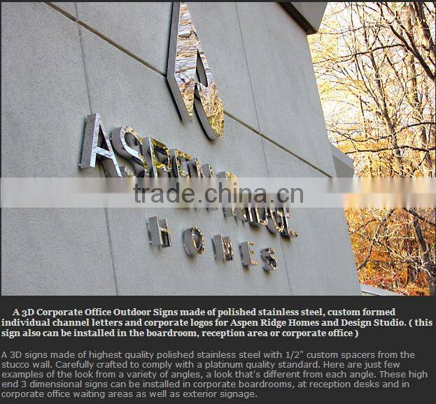 outdoor advertising sign wall-mounted sign