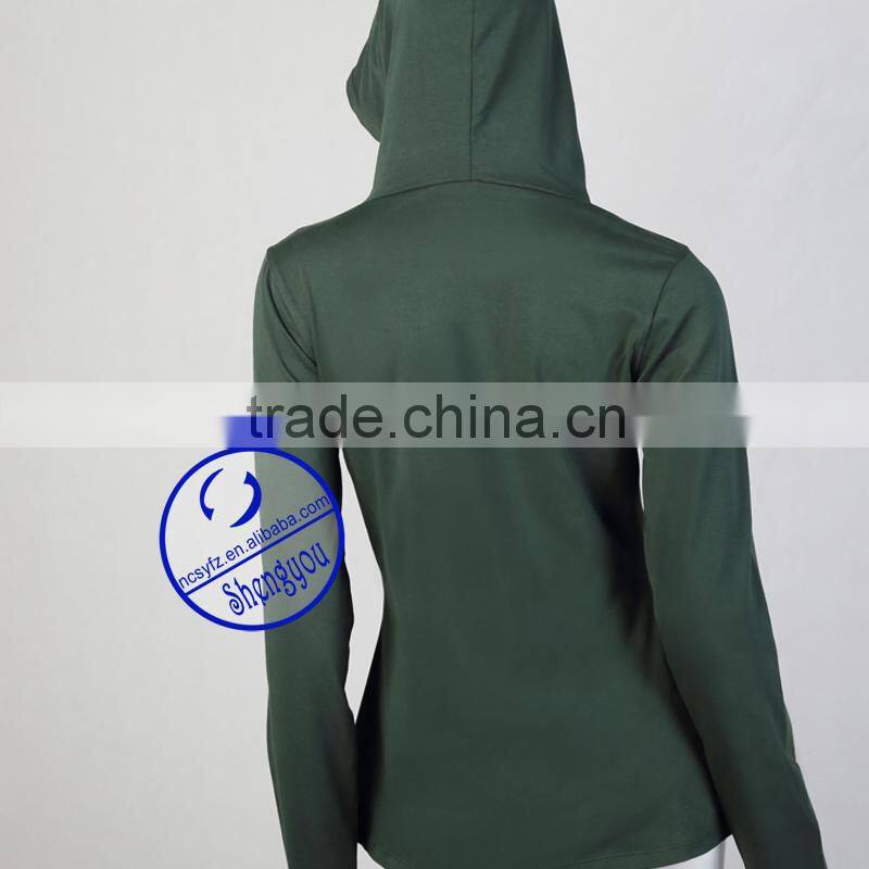 OEM Long sleeve woman maternity clothing pregnant breastfeeding top tshirt with hoodie china wholesale