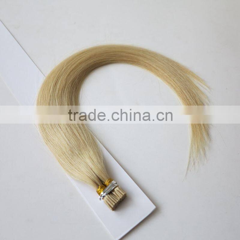 Last 12 Months Full Cuticle Russian Remy Human Hair Mini I tip Hair Extensions Wholesale Curly I tip Hair Extension Kinky Curly