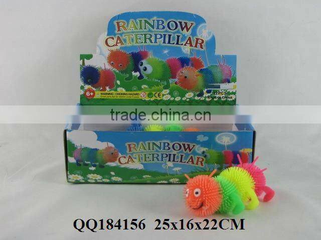 Carpenterworm toy, funny feather ball, toy for kids