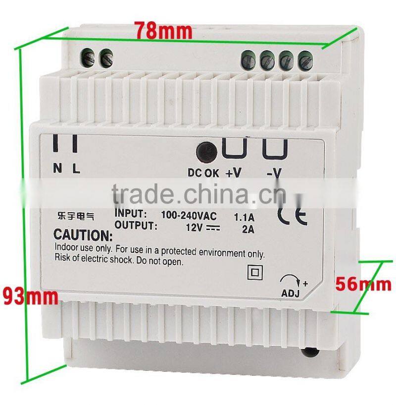 Class 2 din rail switching power supply