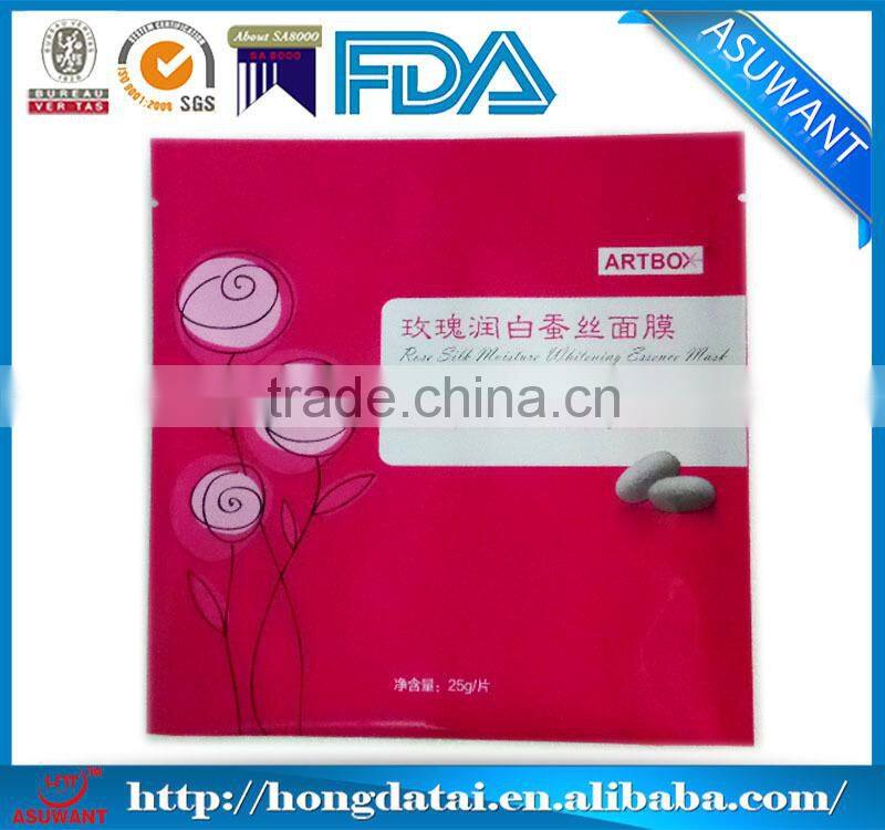 custom printed facial mask pack/packing wholesale