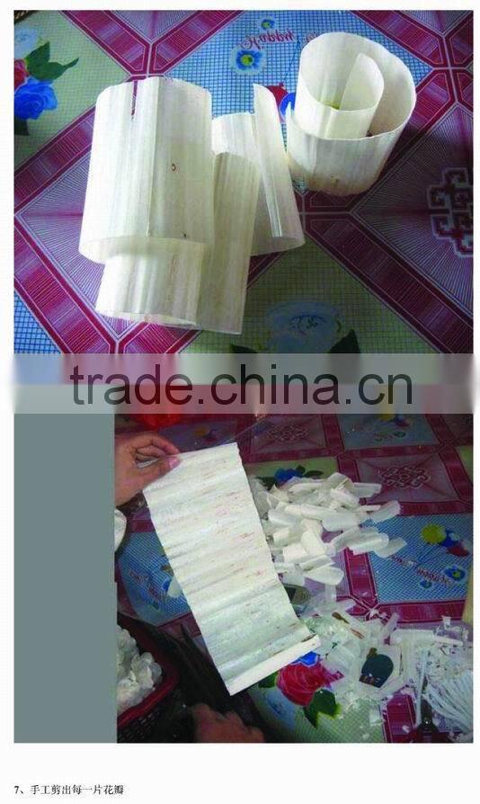 handmade sola wood flower