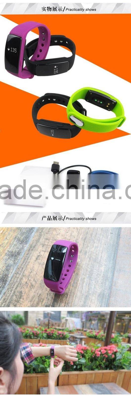 Hot New 2016 running health wristband calories tracker smart watch bluetooth heart rate monitor fitbit