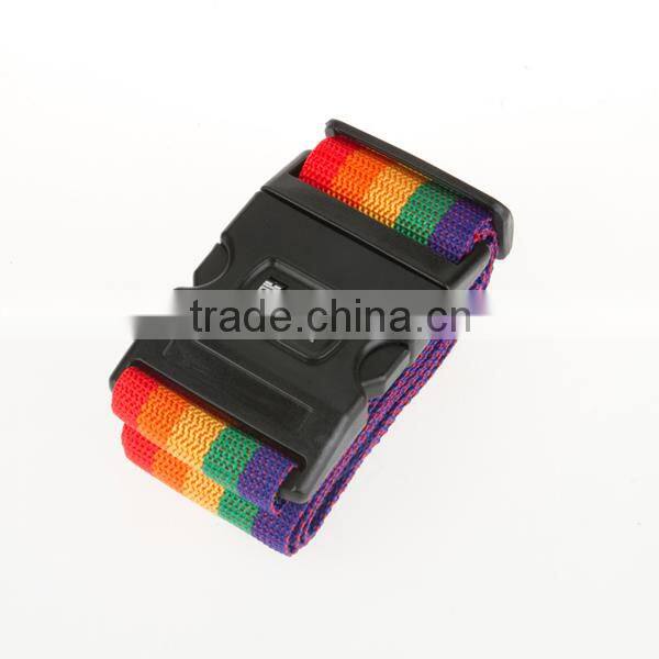 Security high quality PP luggage strap with combination lock