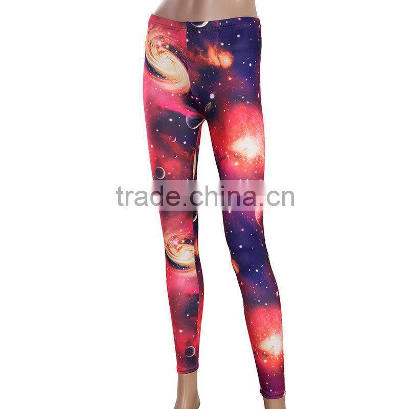 Digital Sublimation Printed Leggings, Custom Design Top Quality Fourway Lycra Fabric