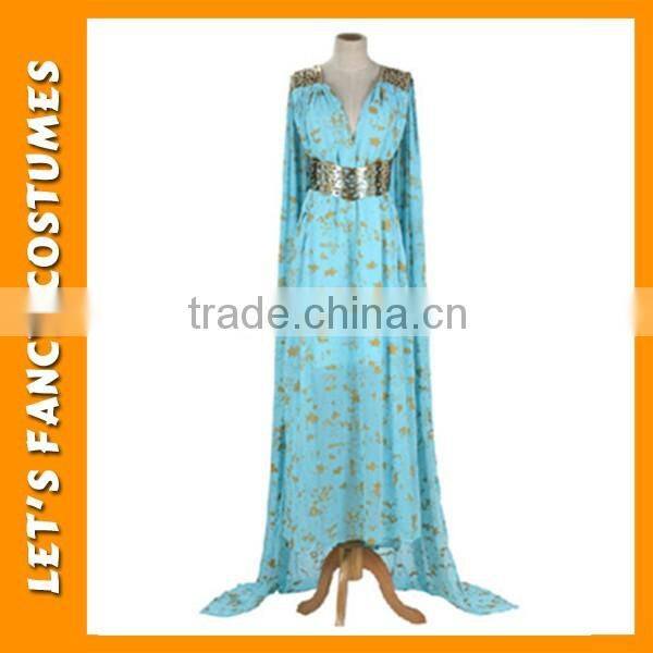 PGWC2562 Halloween game of thrones cosplay daenerys targaryen qarth dress party costume