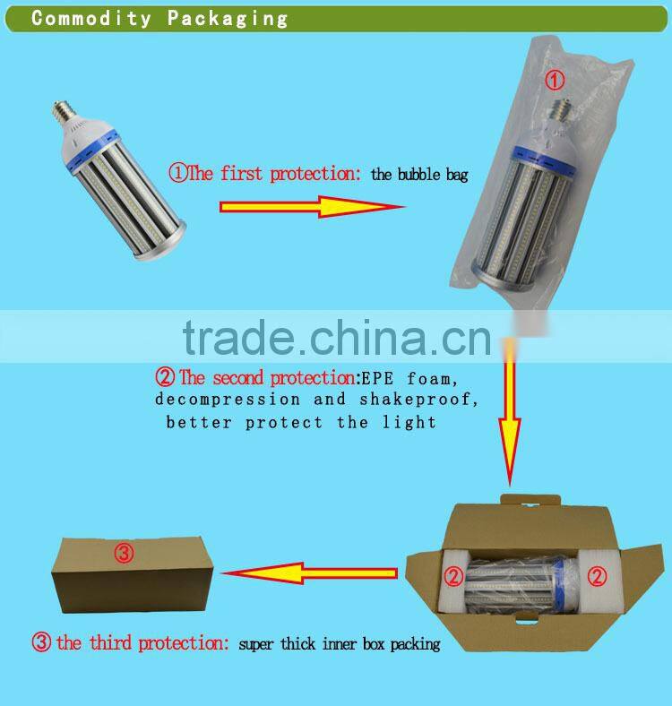 360 degree E40 base 50-60Hz LED Corn Bulb Lights 100W 10000lumens