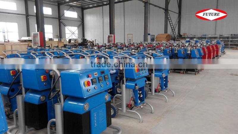Polyurethane spray foam machine for air cooling room