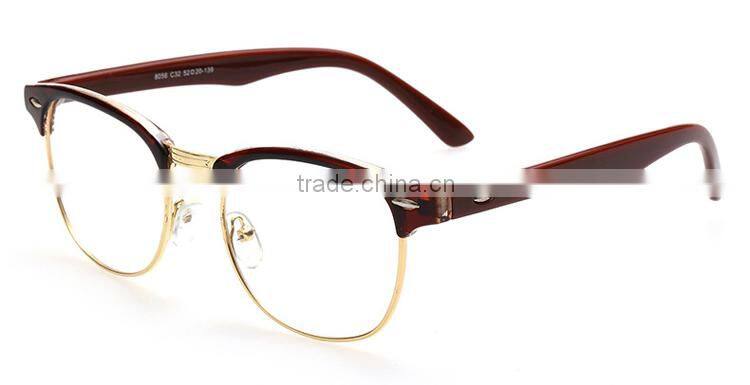 plastic half frame optimum optical reading glasses