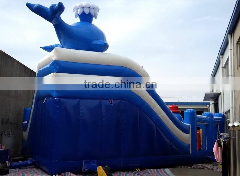Irregular Outdoor Sea World Play Inflatable Rush Run Ostacle Course