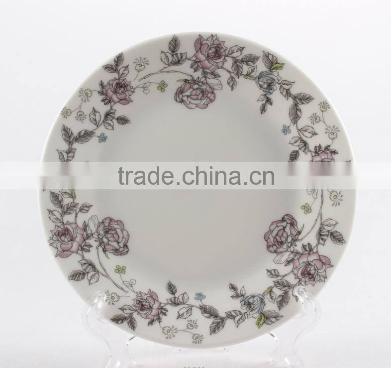 New bone china gold dinner plate, elegant charger plate wholesale