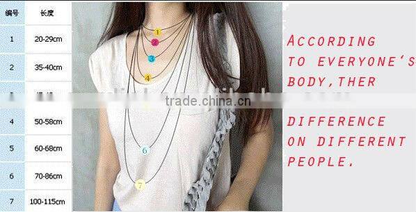 Fashion Jewelry Long Chain Crystal Alloy Big Hero Pendant Necklace For Gift