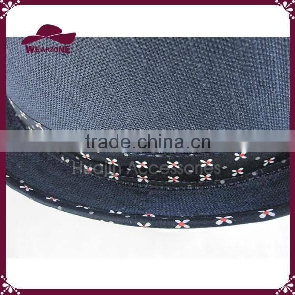 Men's Cotton Roll Up Trilby Fedora
