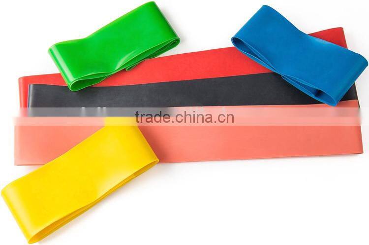 Yoga resistance loop band exercise for fitness