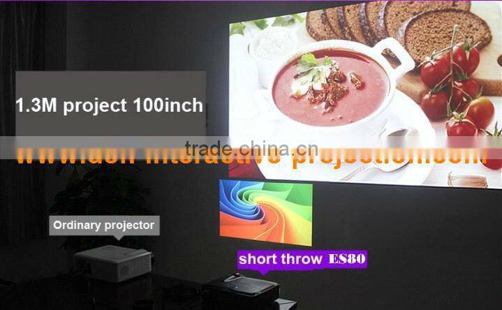 DEFI 4500 lumens short focus projector,pocket lcos rgb led projector by better supplier
