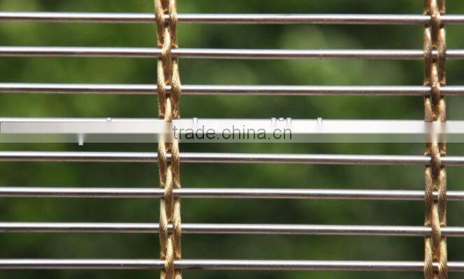 Woven wire drapery/Decorative metal woven curtain