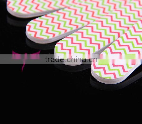 Hot cute Fashion Zebra Finger Nail File,straight round nail file