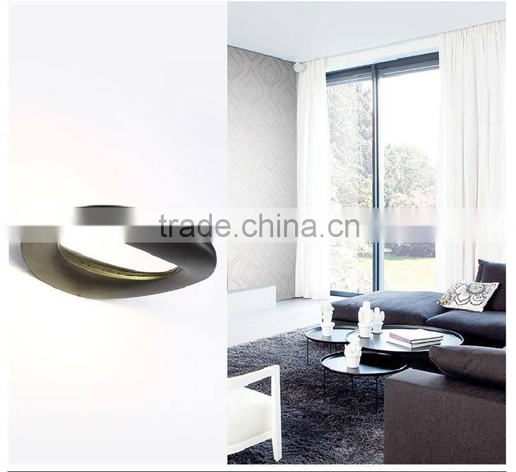 Black Color SMD5730 Iron LED Wall Lamps 6W Bedroom Wall Lamps
