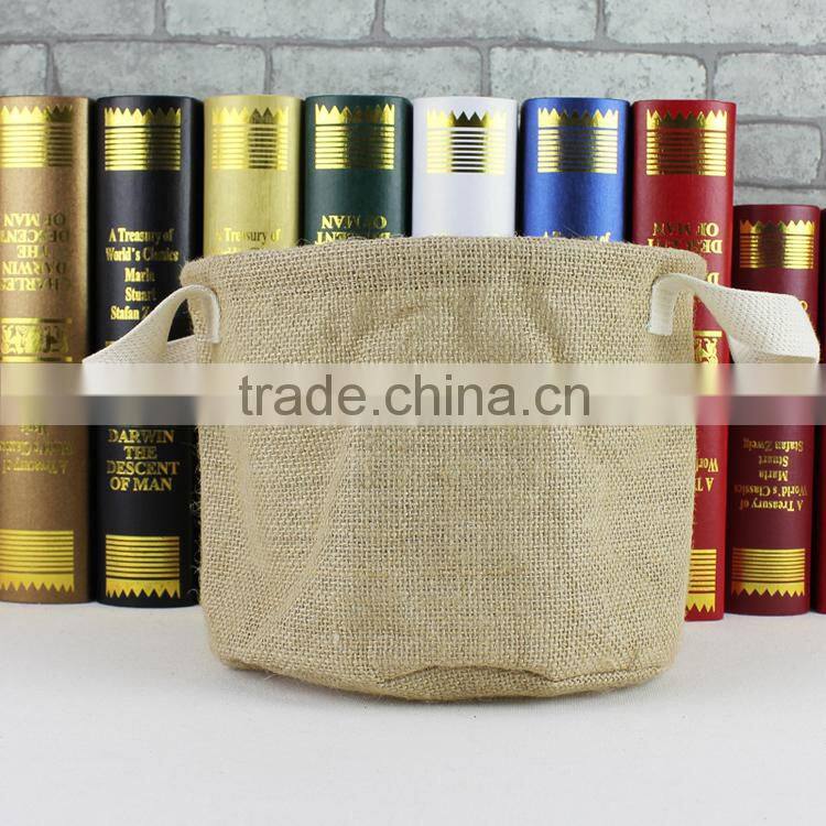2015 new Creative jute ZAKKA finishing sundry Storage barrel