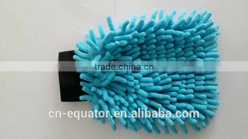 microfiber car dust wash mitt/glove/chenille