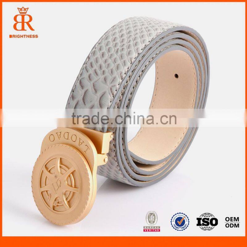 Latest design leather belt famous designer belts belt own design