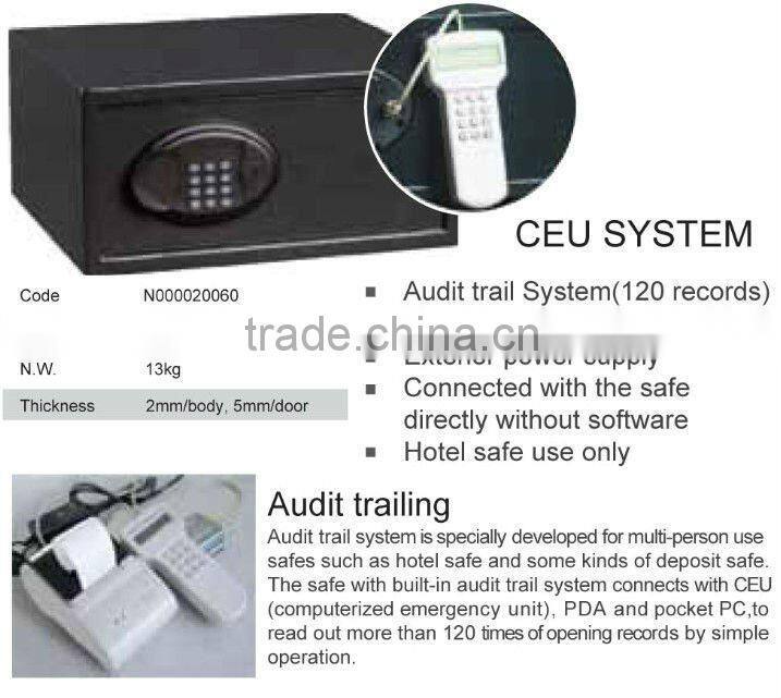 LED display hotel steel digital safe box