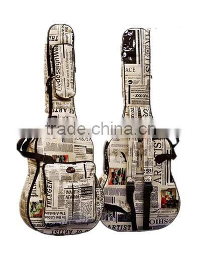 free shipping 2016 new fashion portable backpack high quality guitar case