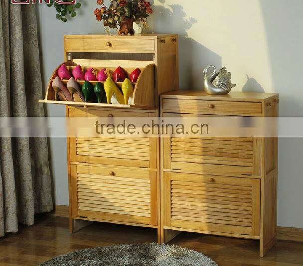 American European rural style new design popular shoes ark with drawer four colors for your choice