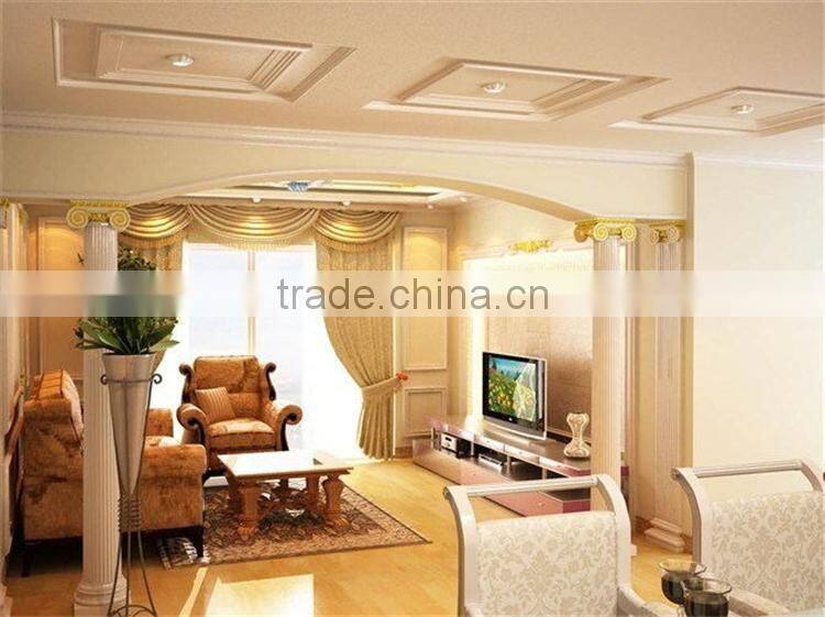 HG5107decorative polyurethane pu foam roman columns moulding/pu roman pillar design