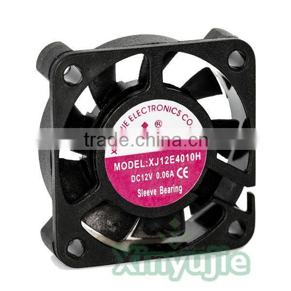 Xinyujie ball bearing 4010 laptop cooler built-in low rpm fan motor high quality cpu cooler