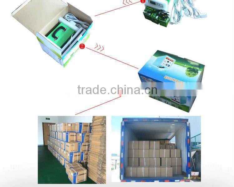 DC energy portable emergency controller pwm 10a for house use with mobile charger with battery