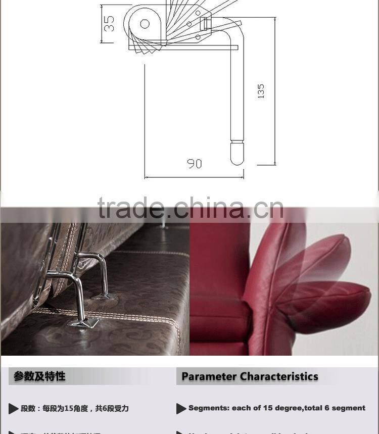 Hinge for sofa headrest joint small concealed hinges sofa accessory sofa hinge