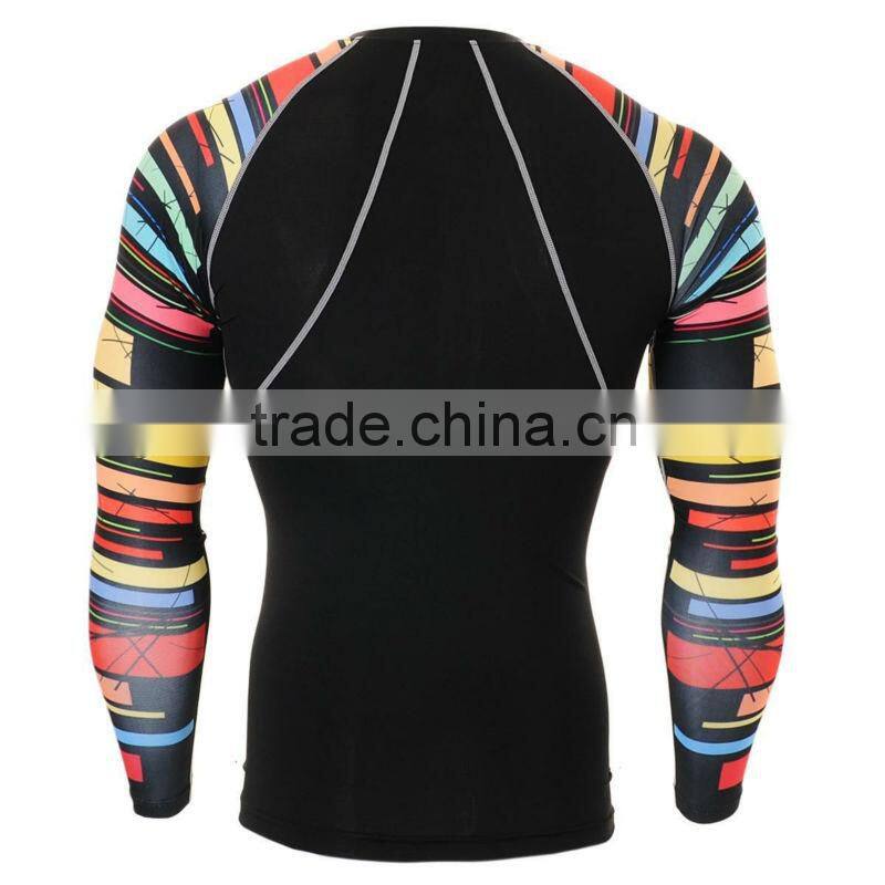 2014 long sleeve compression shirt fashion design compression shirt