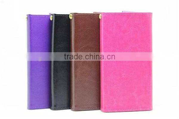 Wrislet Bag Clutch Wallet Case Cover skin Card Cash Slot Pouch For Lenovo a808