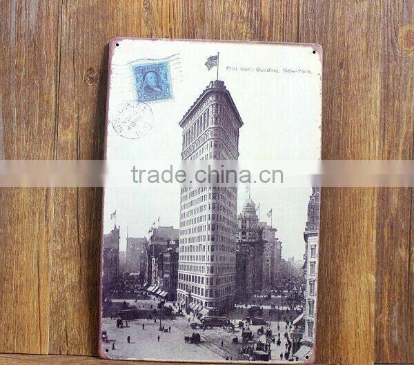 Modern popular tin painting/wall mural artist