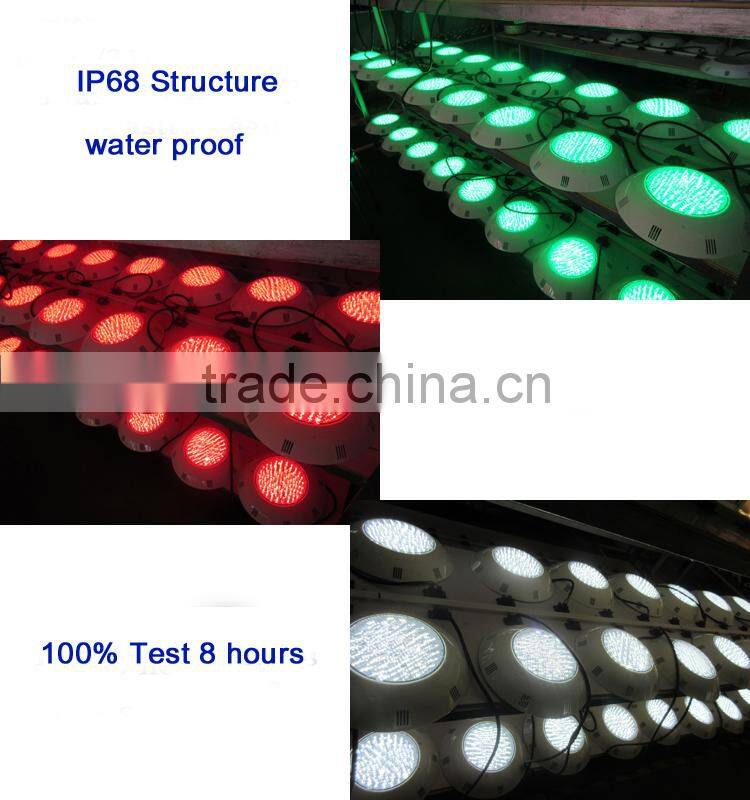 IP68 RGB Remote synchronized pool led lights/ surface mounted pool led lights